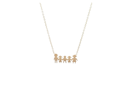 Picture of Family Necklaces Two Girls,One Boy