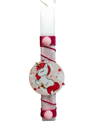 Picture of Unicorn Easter Candle 'Lampada'