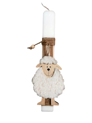 Picture of Sheep Easter Candle 'Lampada'