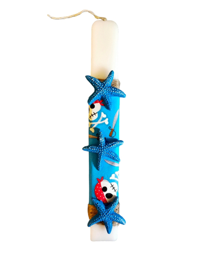 Picture of Sea Theme Easter Candle 'Lampada'