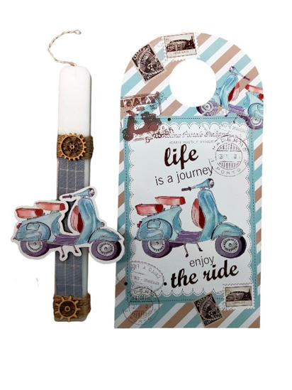 Picture of Vespa Easter Candle 'Lampada'