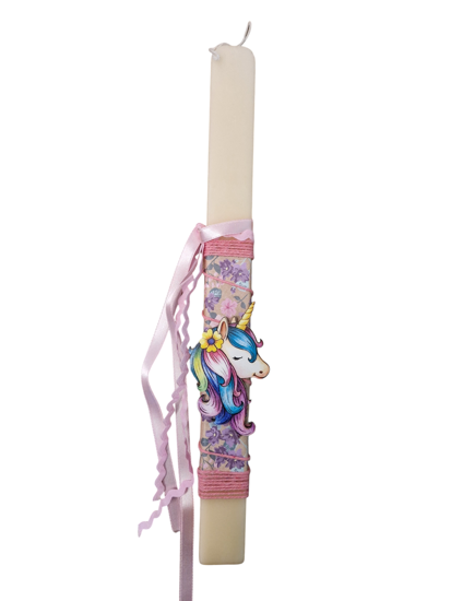 Picture of Unicorn Easter Candle