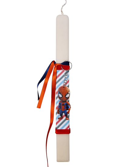 Picture of Spiderman Easter Candle