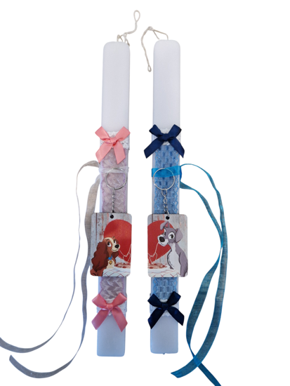 Picture of Couple Easter Candle