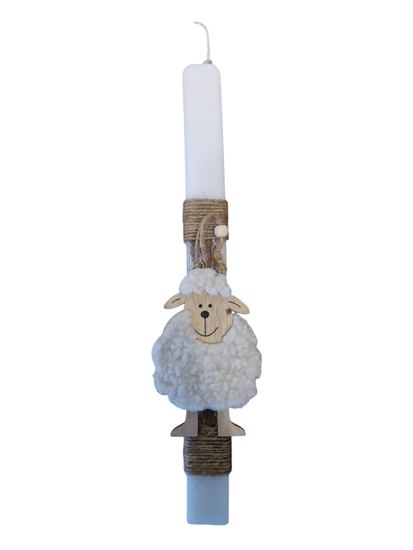 Picture of Sheep Easter Candle
