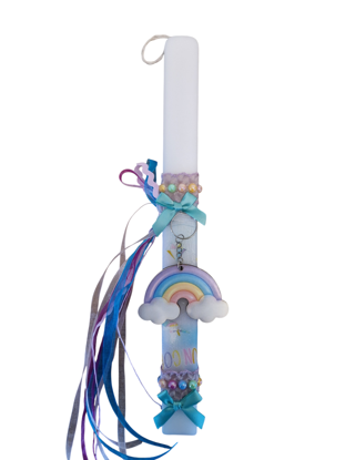 Picture of Rainbow Easter Candle