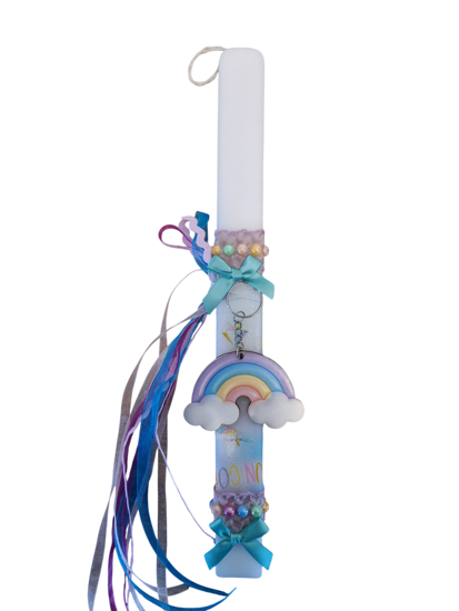 Picture of Rainbow Easter Candle