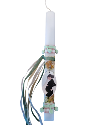Picture of Pregnant Easter Candle