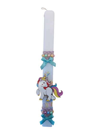 Picture of Unicorn Easter Candle