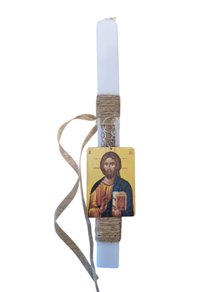 Picture of Jesus Easter Candle