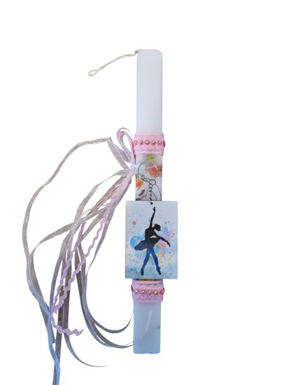 Picture of Ballerina Easter Candle