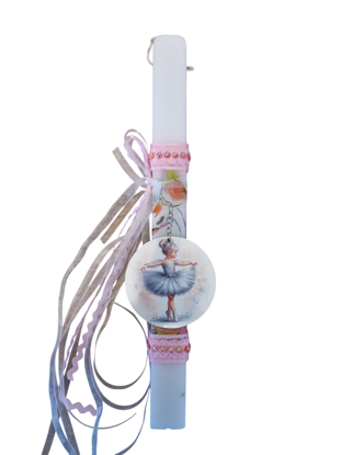 Picture of Ballerina Easter Candle
