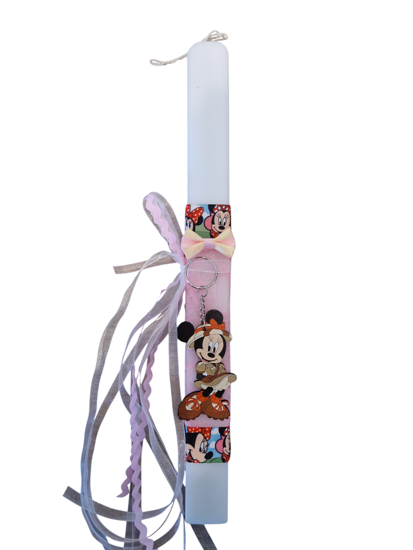 Picture of Minnie Mouse Easter Candle