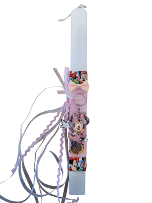 Picture of Minnie Mouse Easter Candle