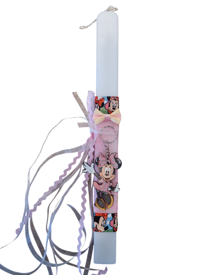 Picture of Minnie Mouse Easter Candle
