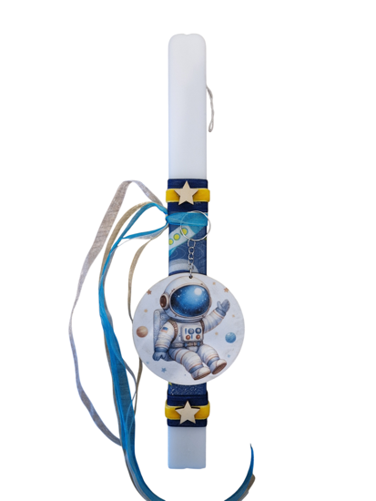 Picture of Space Easter Candle