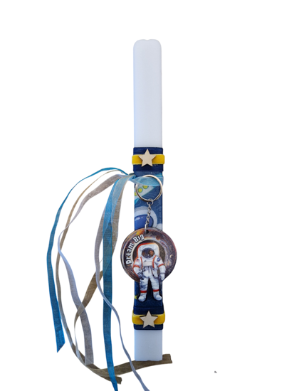 Picture of Space Easter Candle