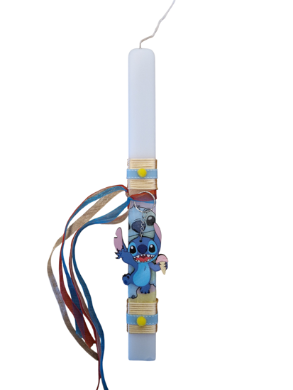 Picture of Stitch Easter Candle