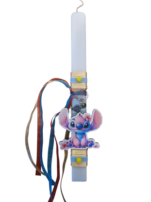 Picture of Stitch Easter Candle