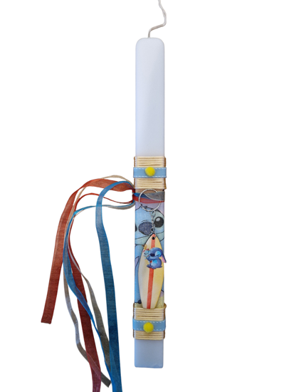 Picture of Stitch Easter Candle