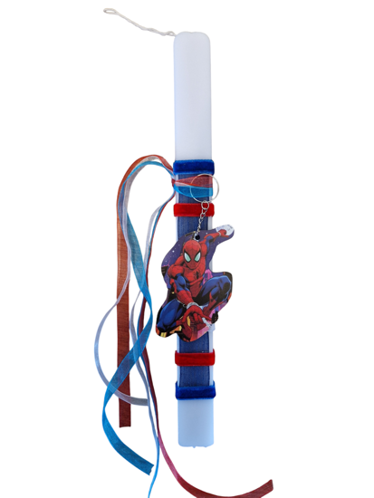 Picture of Spiderman Easter Candle